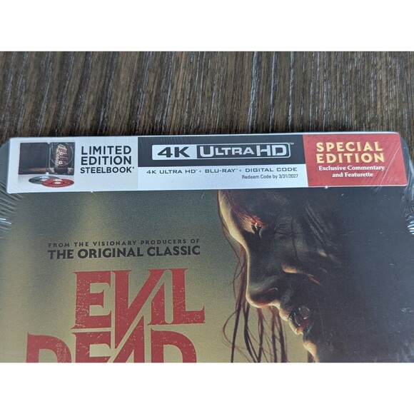 Evil Dead Rise Steelbook 4K Ultra HD + Blu-ray Limited Edition Horror Scary - Picture 2 of 5